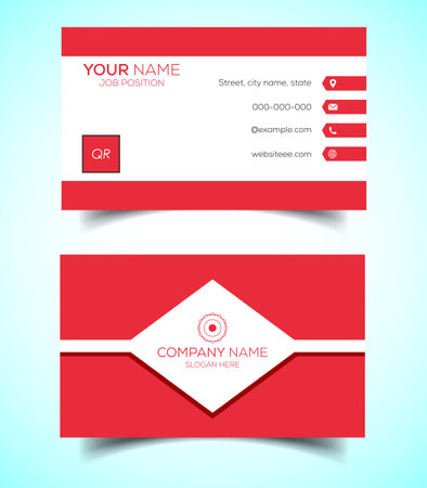 Creative and modern corporate business card templateのイラスト素材