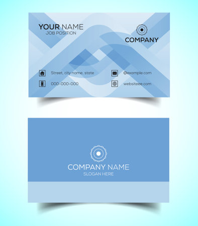 Creative and modern corporate business card templateのイラスト素材