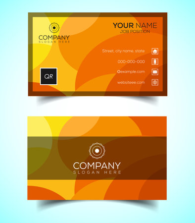 Creative and modern corporate business card templateのイラスト素材