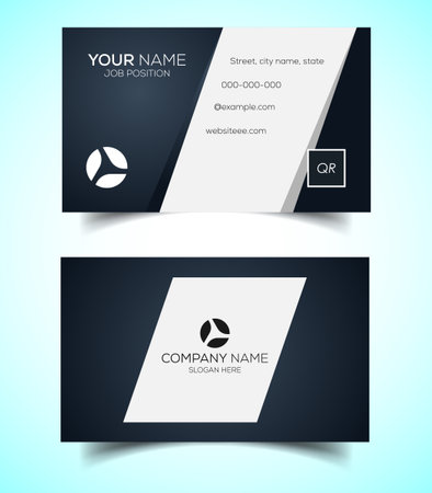 Creative and modern corporate business card templateのイラスト素材