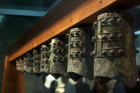 Nanjing Museum of cultural relics of bronze bellsのeditorial素材