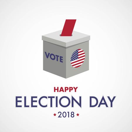 Happy Election Day. Vote for Americaのイラスト素材