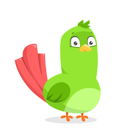 Cartoon birdのイラスト素材