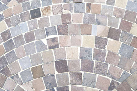 Colored paving slab, background texture. Pattern on pavement.