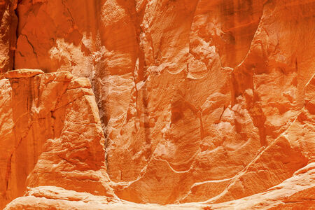 Orange Yellow Sandstone Rock Canyon Abstract Sand Dune Arch Arches National Park Moab Utah USA...