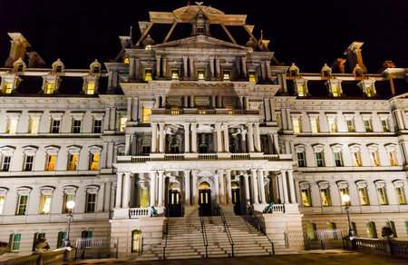 Old Executive Office Building Dwight Eisenhower Building, Vice Presidentのeditorial素材