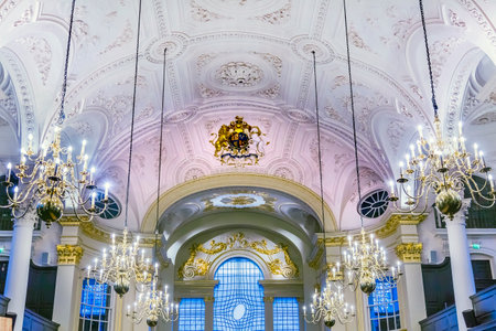Saint Martin in the Fields Basilica Anglican Church Trafalger Square London England.  Dedicated to Saint Martin of Tours in 1722 to 1726, is a Church of England, Anglican, church.のeditorial素材