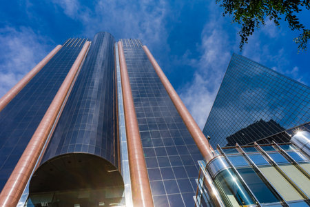 Modern High Rise Buildings Mexico City Mexico. Also the Reforma Avenue and in Business District are...