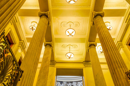 Entrance Rotunda Freize American History US Capitol Dome Washington DCのeditorial素材