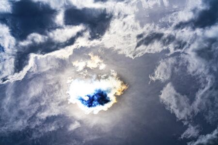 Larsen Lake Sun Clouds Reflection Abstract Background Blueberry Farm Public Park Bellevue...