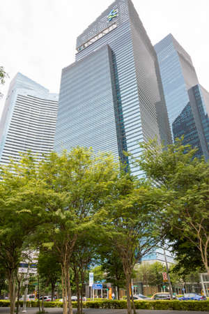 Singapore Central Business District, Singapore, Dec 15, 2017のeditorial素材