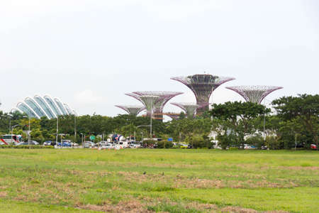 Gardens By the bay Singapore, Singapore, Dec 15, 2017のeditorial素材