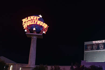 Planet Hollywood at Las Vegas Strip, Las Vegas Nevada USA, March 30, 2020