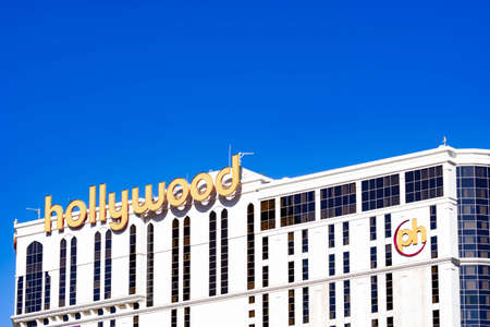 Planet Hollywood Resort & Casino, Las Vegas Nevada USA, March 30, 2020のeditorial素材