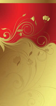 elegance floral backgroundのイラスト素材