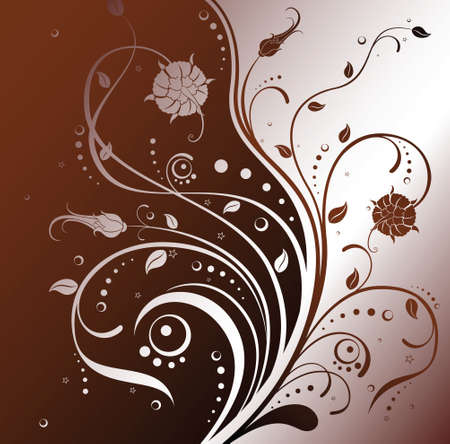 floral backgroundのイラスト素材