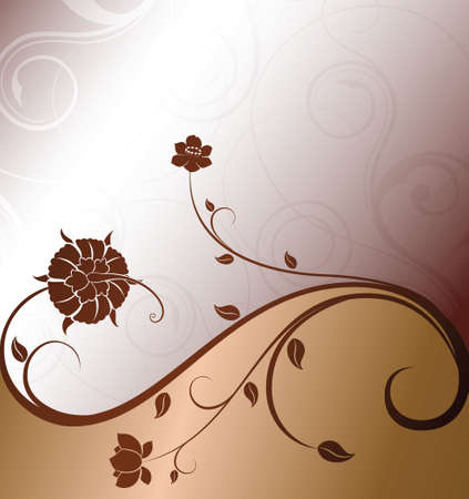 floral backgroundのイラスト素材