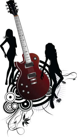 guitarのイラスト素材