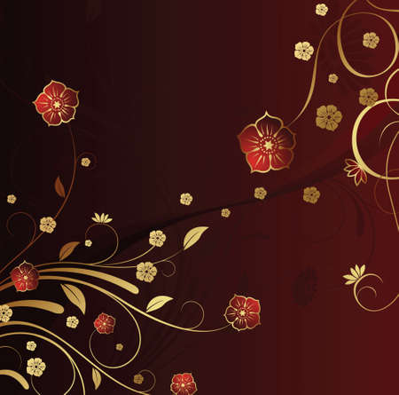 Floral Backgroundのイラスト素材