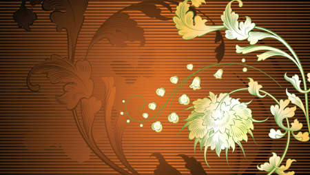 Floral Backgroundのイラスト素材