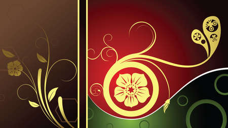 Golden Backgroundのイラスト素材