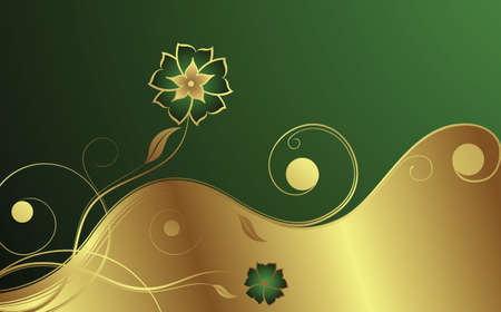 Golden Backgroundのイラスト素材