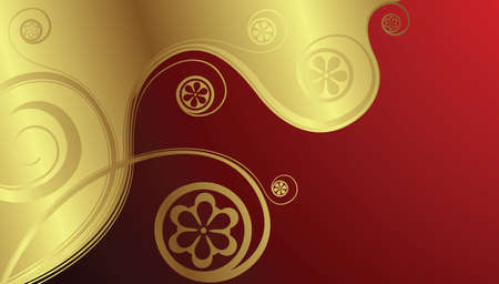 Golden Backgroundのイラスト素材