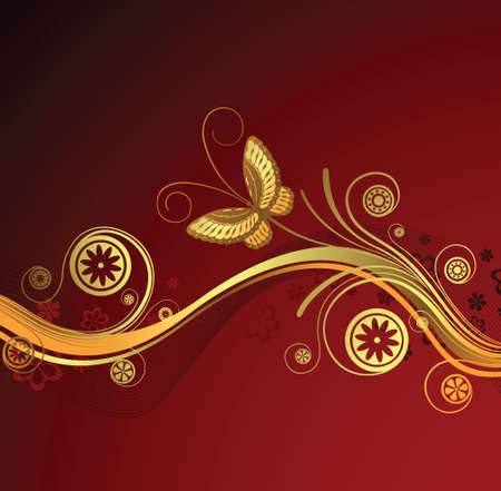 Floral Backgroundのイラスト素材