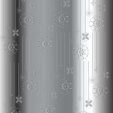 christmas snowflakes backgroundのイラスト素材