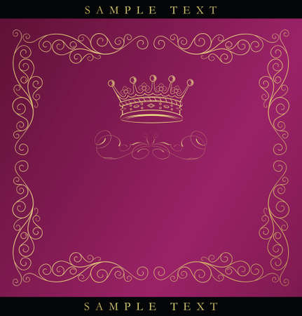 royal design backgroundのイラスト素材