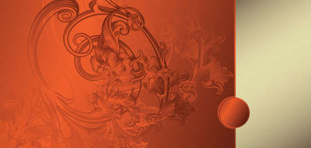 classic design floral backgroundのイラスト素材