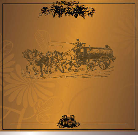 vintage design backgroundのイラスト素材