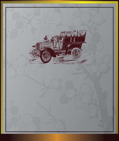 vintage design backgroundのイラスト素材