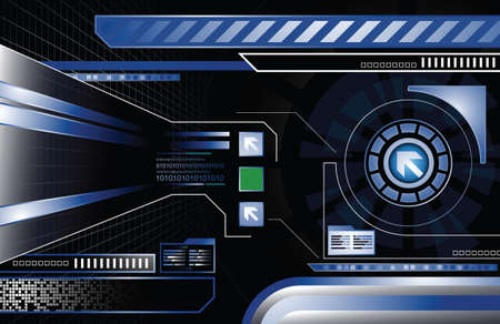 digital backgroundのイラスト素材