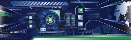 digital bannerのイラスト素材