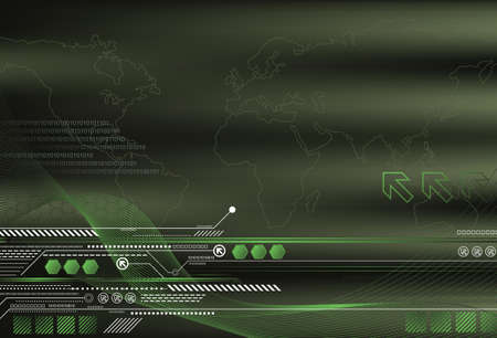 Abstract Green Backgroundのイラスト素材