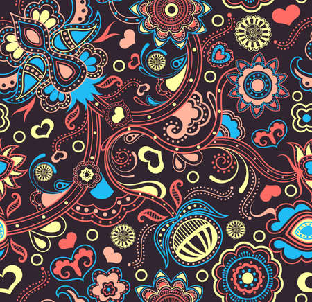 Seamless Floral Patternのイラスト素材