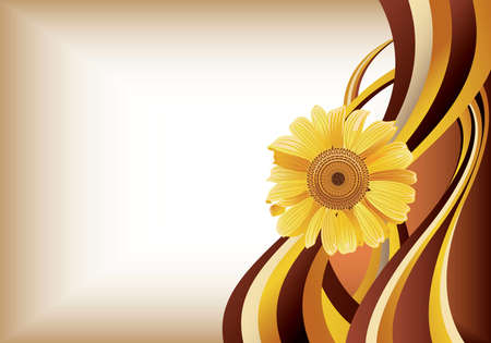 Yellow Daisyのイラスト素材