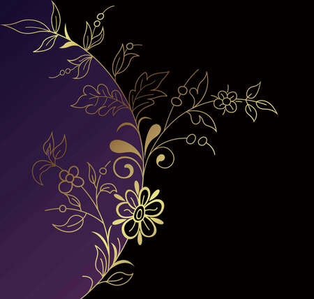 Abstract Floral Backgroundのイラスト素材