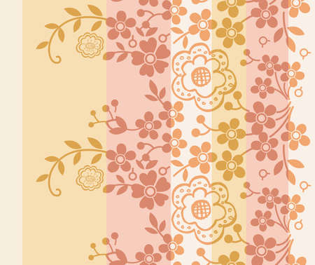 Oriental Floral Pattern SEAMLESSのイラスト素材