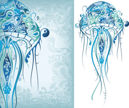 Jellyfishのイラスト素材