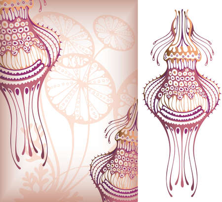Jellyfishのイラスト素材