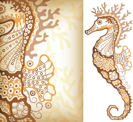 Seahorseのイラスト素材