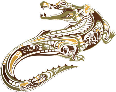 Crocodileのイラスト素材