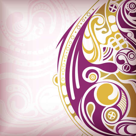 Abstract Curve Background 2のイラスト素材