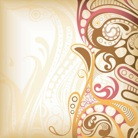 Abstract Curve Backgroundのイラスト素材