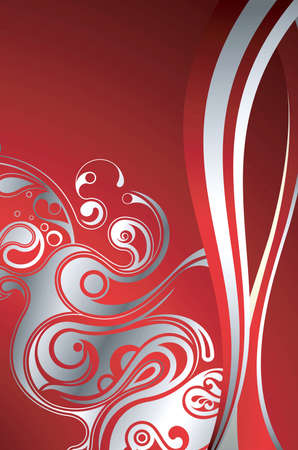 Abstract Curve Backgroundのイラスト素材