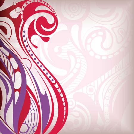 Abstract Curve Backgroundのイラスト素材