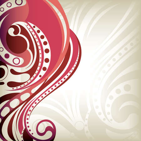 Abstract Curve Backgroundのイラスト素材