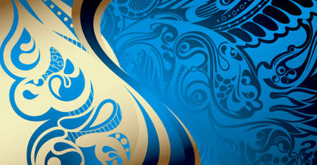 Abstract Curve Background 1のイラスト素材